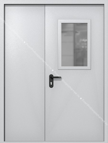 Полуторапольная дверь ei-60 со стеклом 600x400 (цвет светло-серый RAL 7047) Полуторапольная дверь ei-60 со стеклом 600x400 (цвет светло-серый RAL 7047)