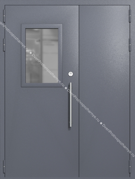 Полуторапольная техническая дверь со стеклом 600x400 (цвет темно-серый RAL 7015) Полуторапольная техническая дверь со стеклом 600x400 (цвет темно-серый RAL 7015)