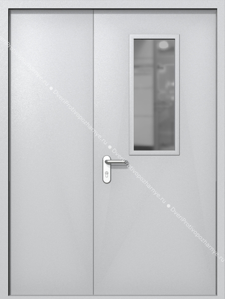 Полуторапольная дверь ei-60 со стеклом 700x300 и ручками хром (цвет светло-серый RAL 7047) Полуторапольная дверь ei-60 со стеклом 700x300 и ручками хром (цвет светло-серый RAL 7047)