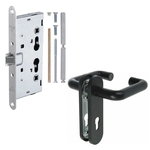 Одностворчатый квадратный люк ei-60 (цвет красный RAL 3020)